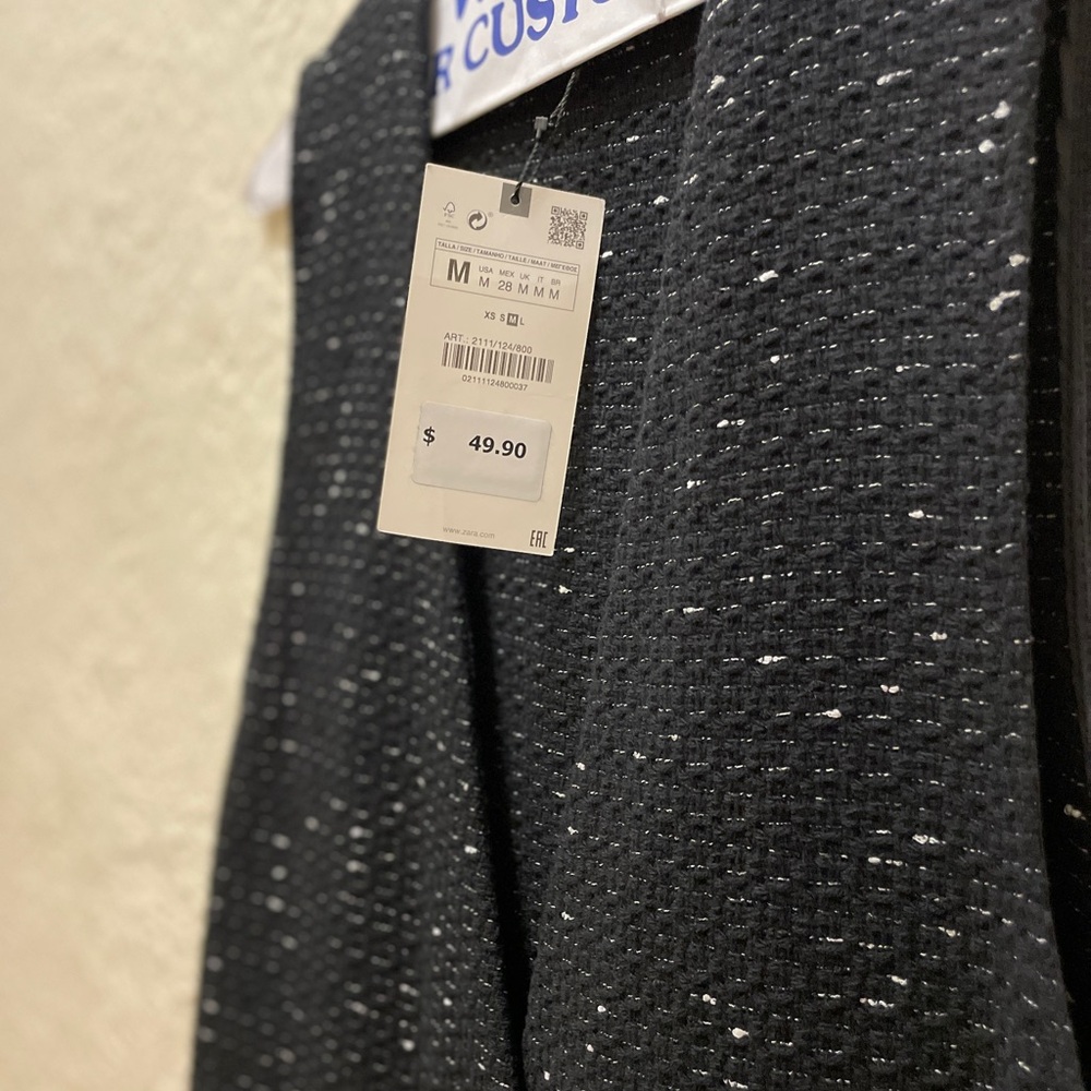 COS Black Textured Vest